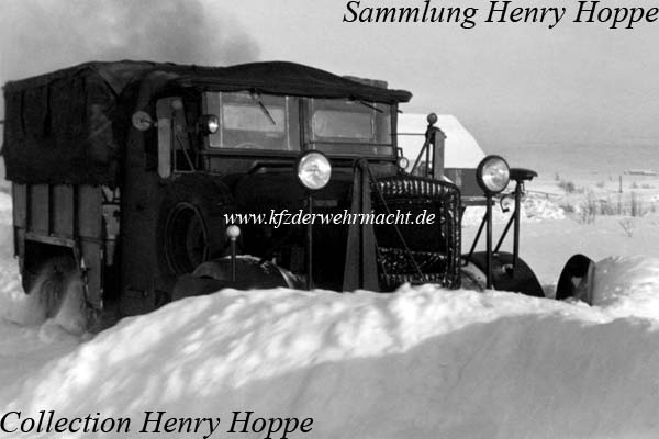 E-Diesel Schneepflug, Hoppe