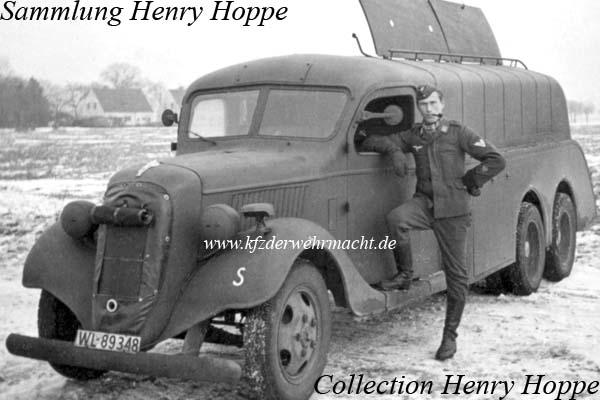 Ford V8 1936 6x4 Tankwagen, Hoppe