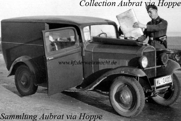 Opel Lieferwagen 1,2 L Modell 1935, WL-24020, Aubrat via Hoppe