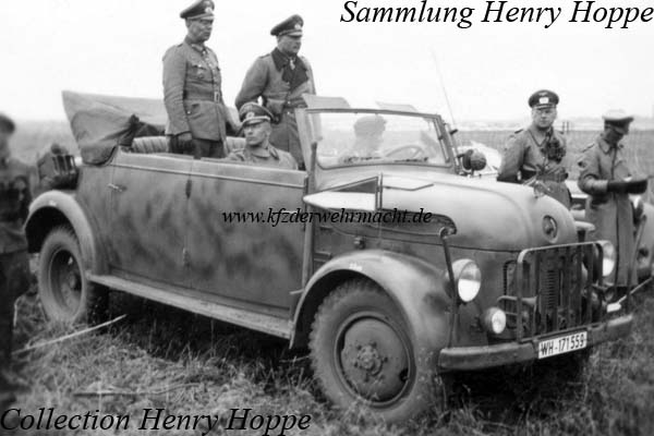 Steyr 1500 Cabrio WH-171559, GFM Hube bei 23 PD 1943, Hoppe